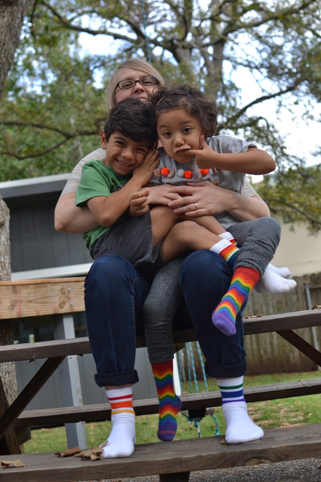 Let's Be Honest, Momming Is Hard! - Pride Socks