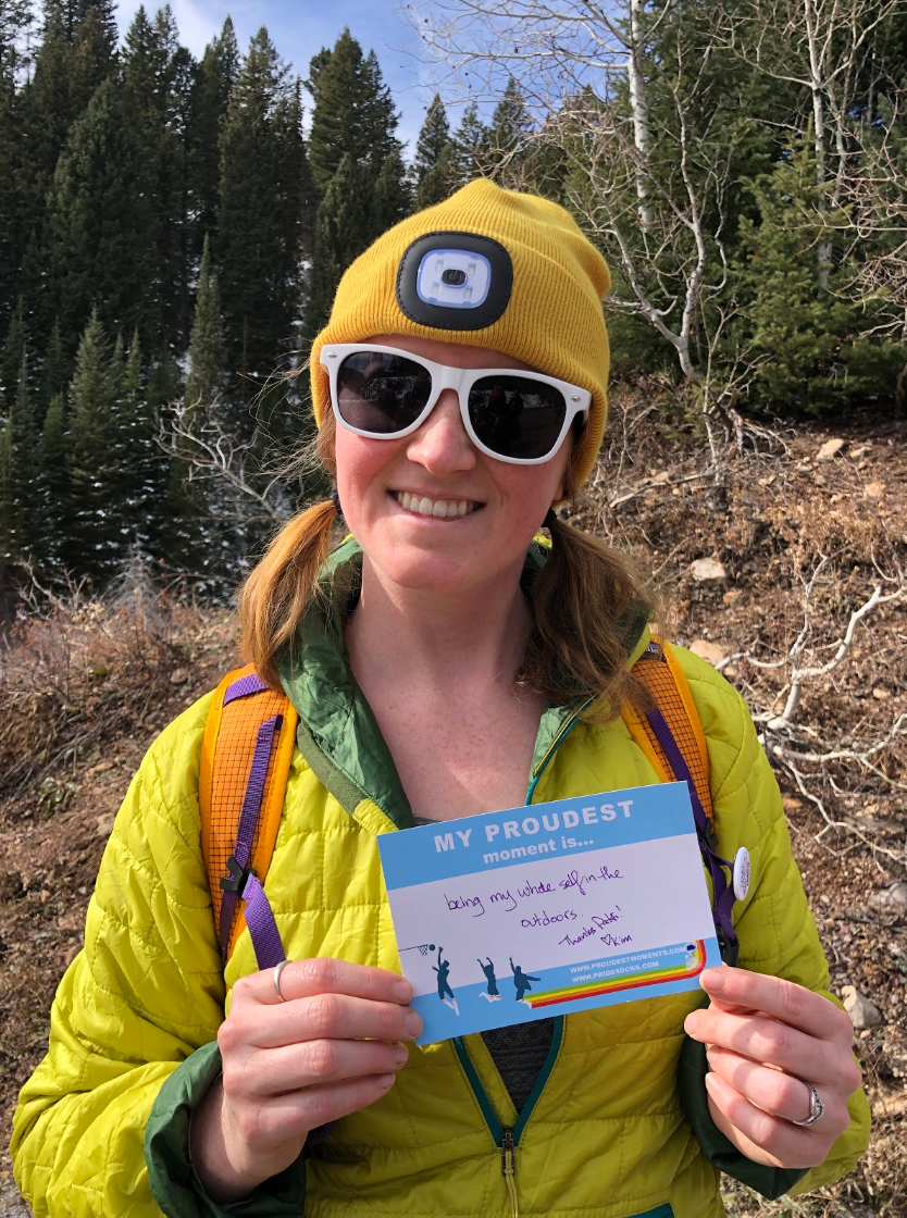 ...learning to be my whole self in the outdoors - Pride Socks