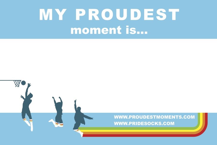 Proudest Moment Post Card - Pride Socks