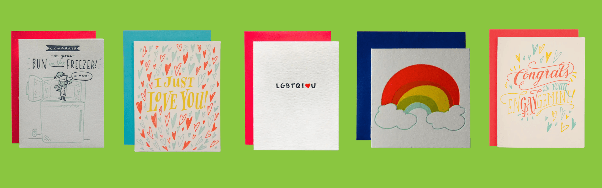 Stationary Cards and Post It Notes - Pride Socks