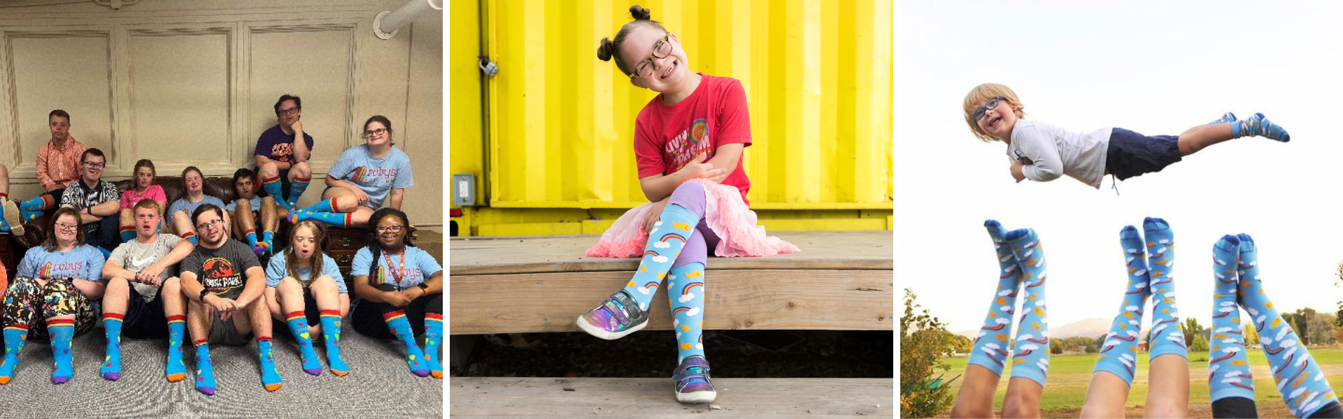 Ruby's Rainbow Socks and Shirts