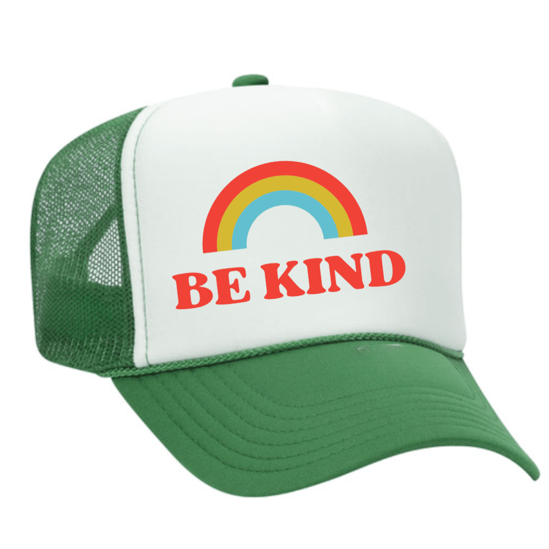 Custom Be Kind Trucker Hat by Pride Socks
