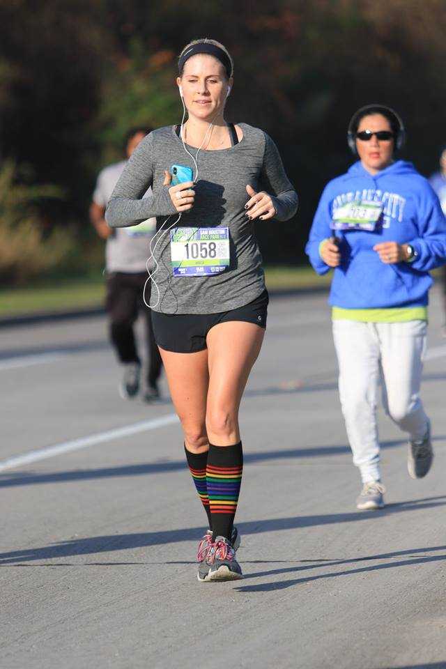 Supportive rainbow socks for showing LGBTQ pride in motion