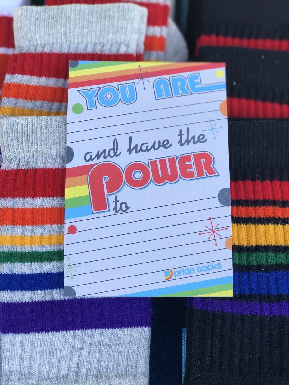 You Have the Power - Retro by Pride Socks