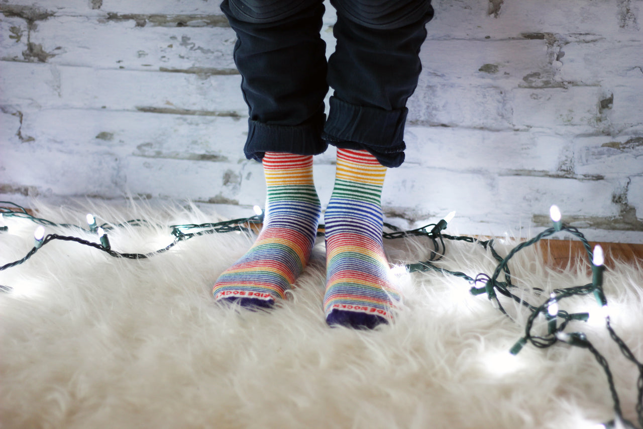 Do these lights make my pride socks glow?!