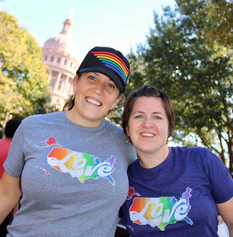 Retro-style Love Heals shirt for allies and queer individuals spreading love