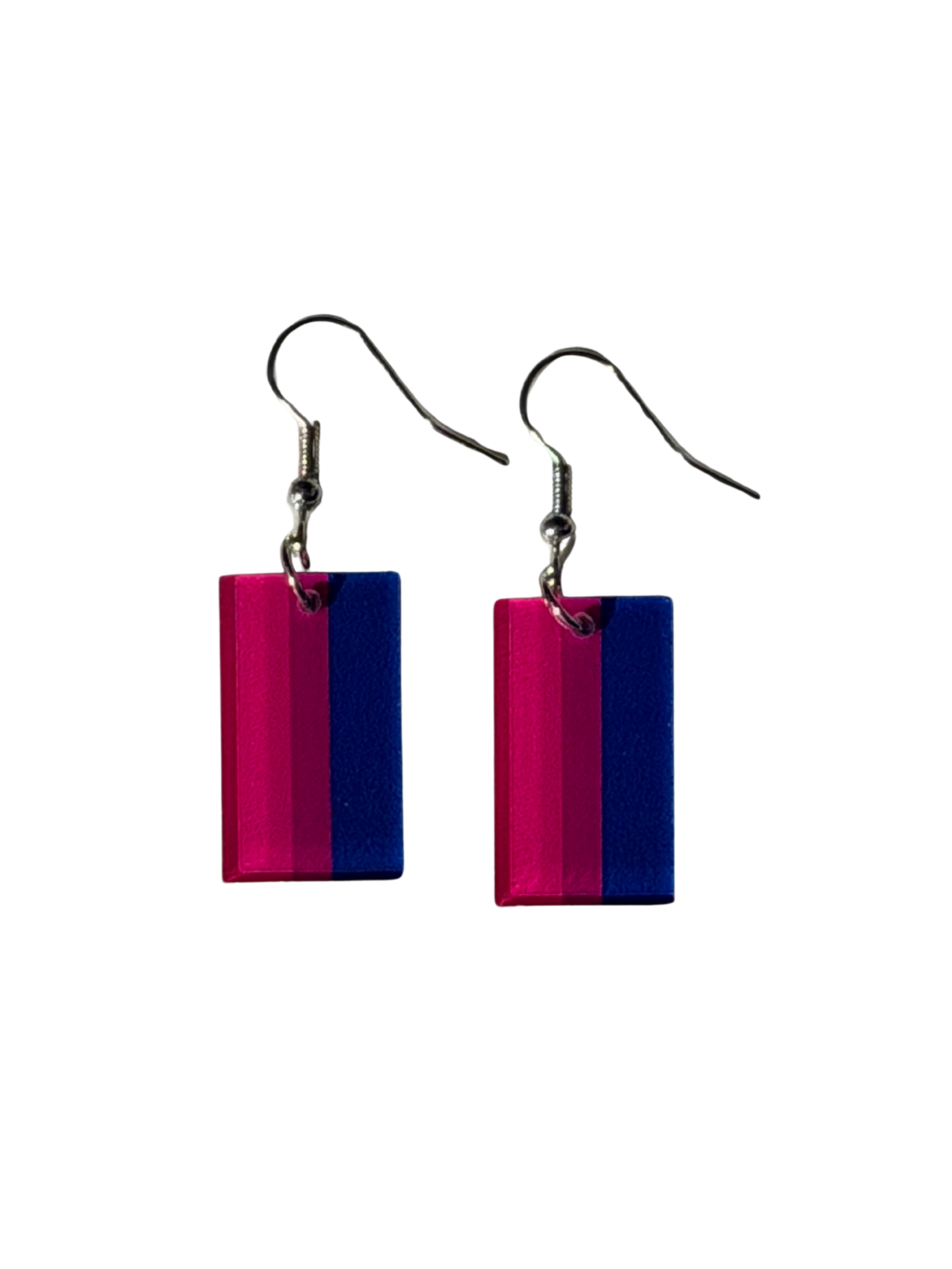 Thrive Bisexual Pride Acrylic Earrings