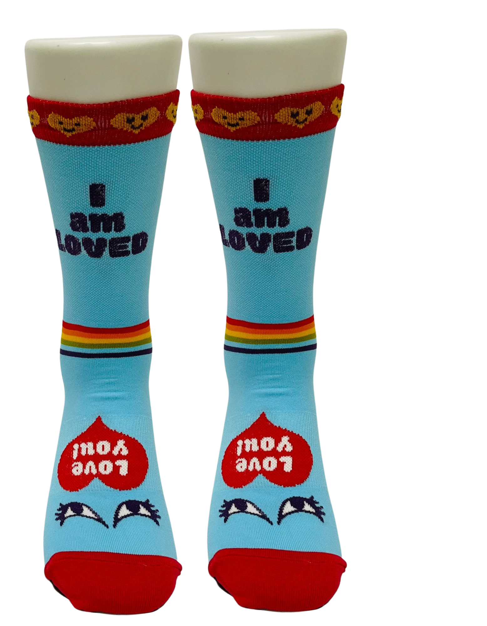 You are loved pride socks with hill country ride for AIDS