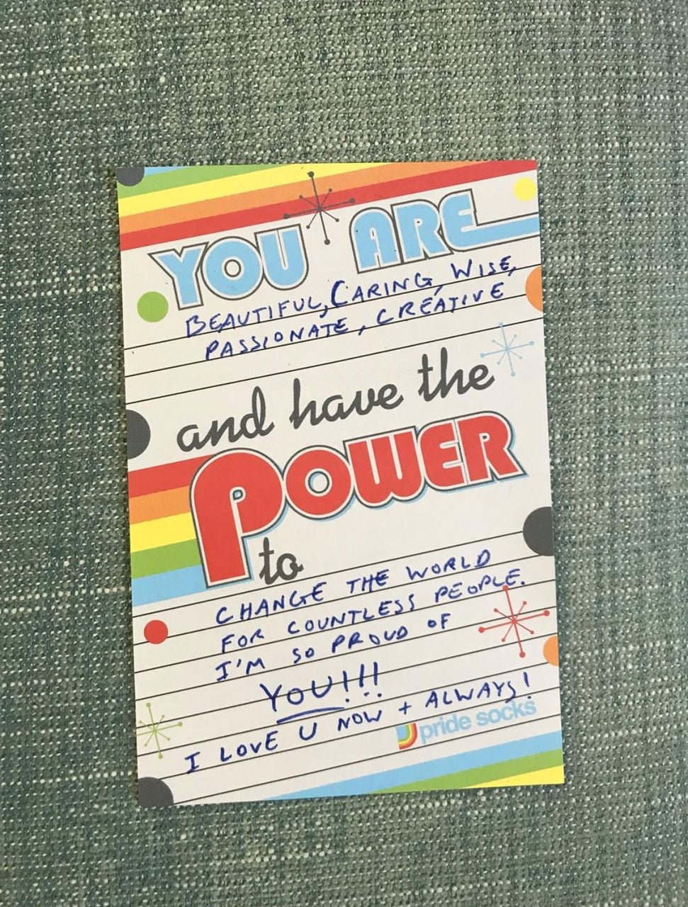 You Have the Power - Retro by Pride Socks