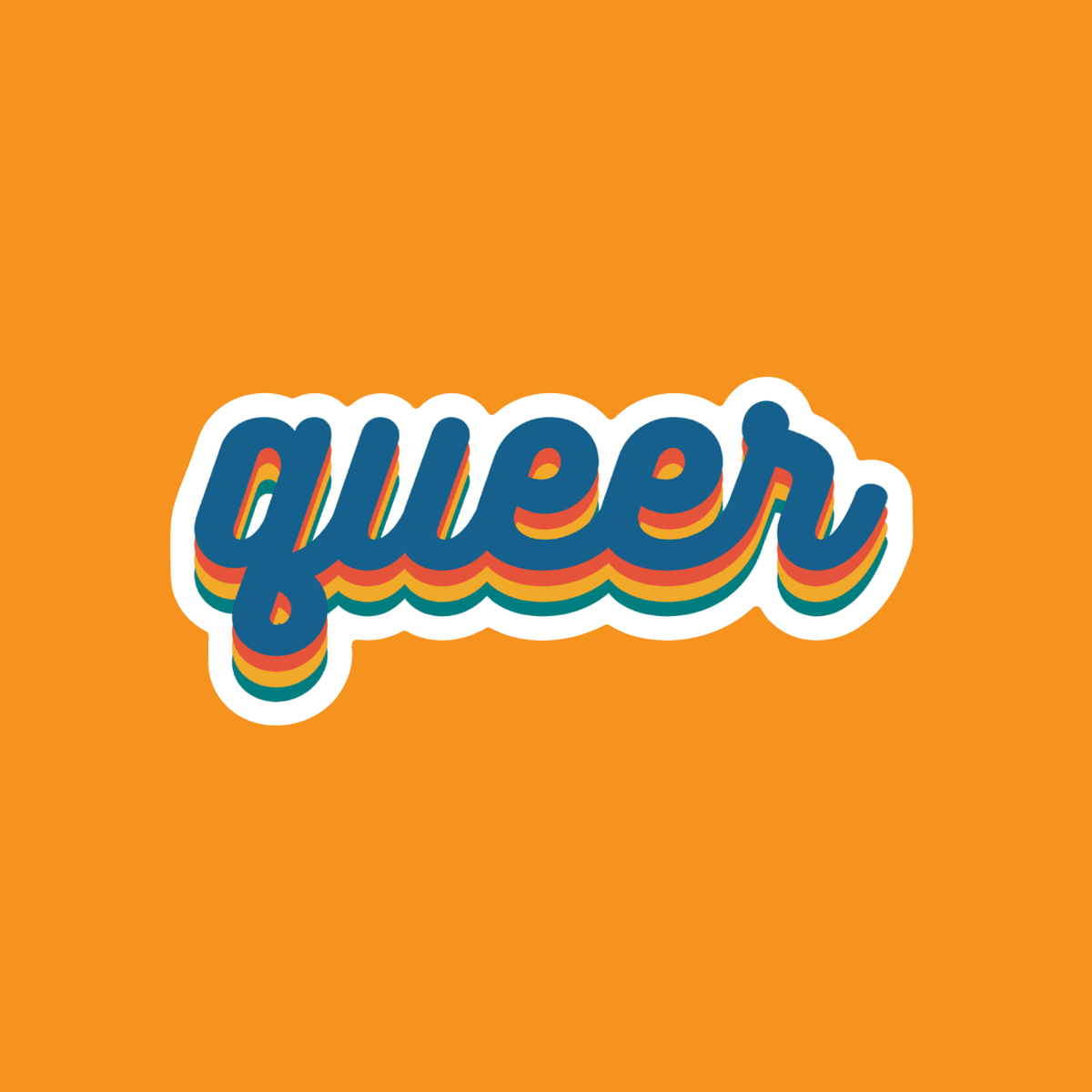 Qeej Sticker Queer Sticker | Pride Socks | Creative Stickers