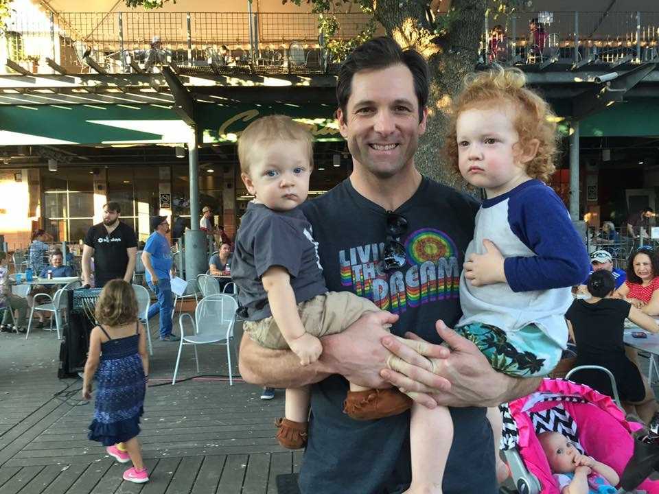 living the dream vintage shirt is being rocked by the amazing dad with his two sons