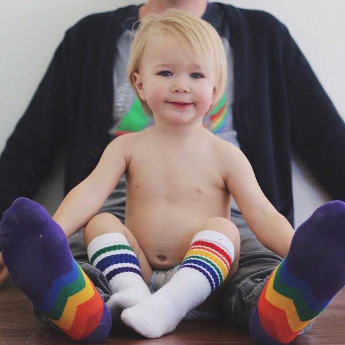 Pride Socks rainbow baby socks inspiring courage and colorful expression