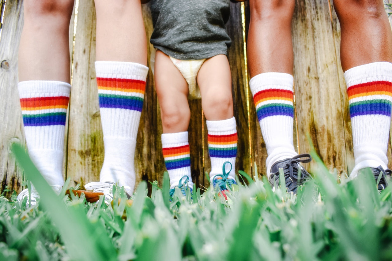 Matching Family love tube socks