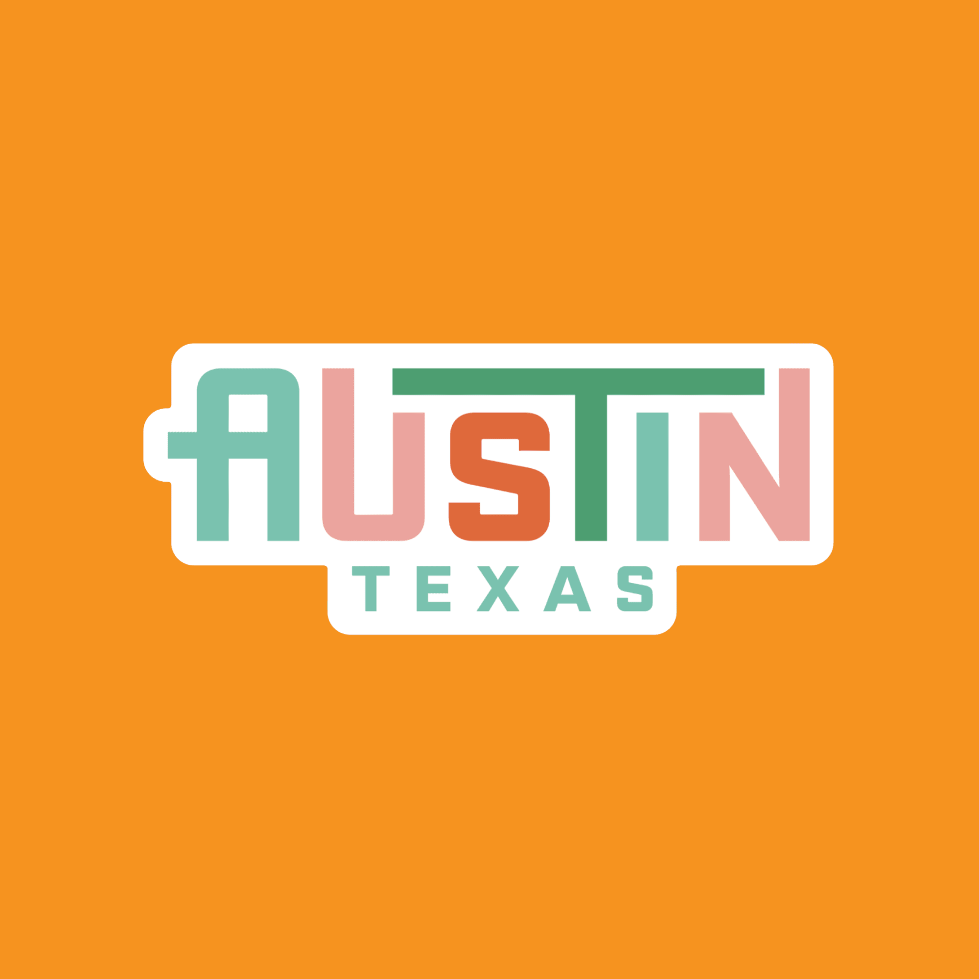 Austin Sticker | Pride Socks | Austin, TX