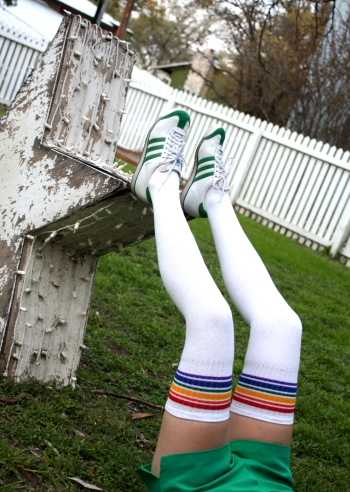 Fearless - Thigh High Tube Socks by Pride Socks