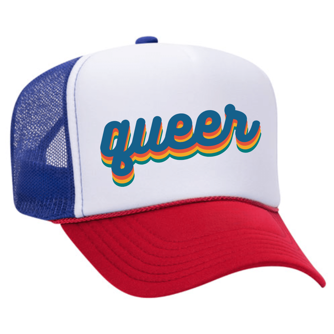 Custom Queer Trucker Hat by Pride Socks