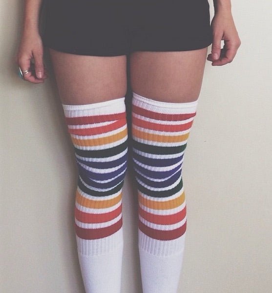 Freedom - Thigh High Tube Socks by Pride Socks