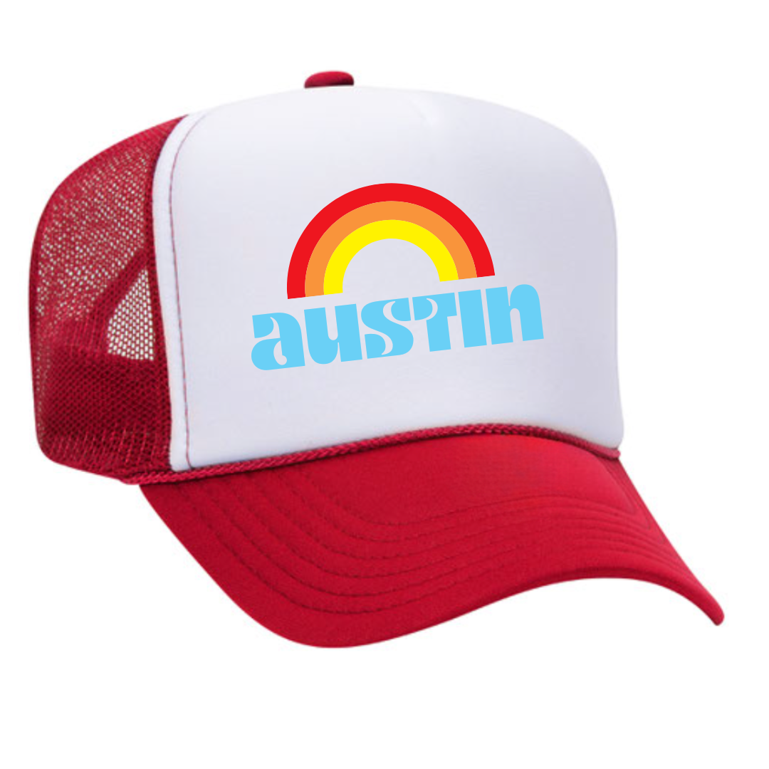 austin pride socks hat
