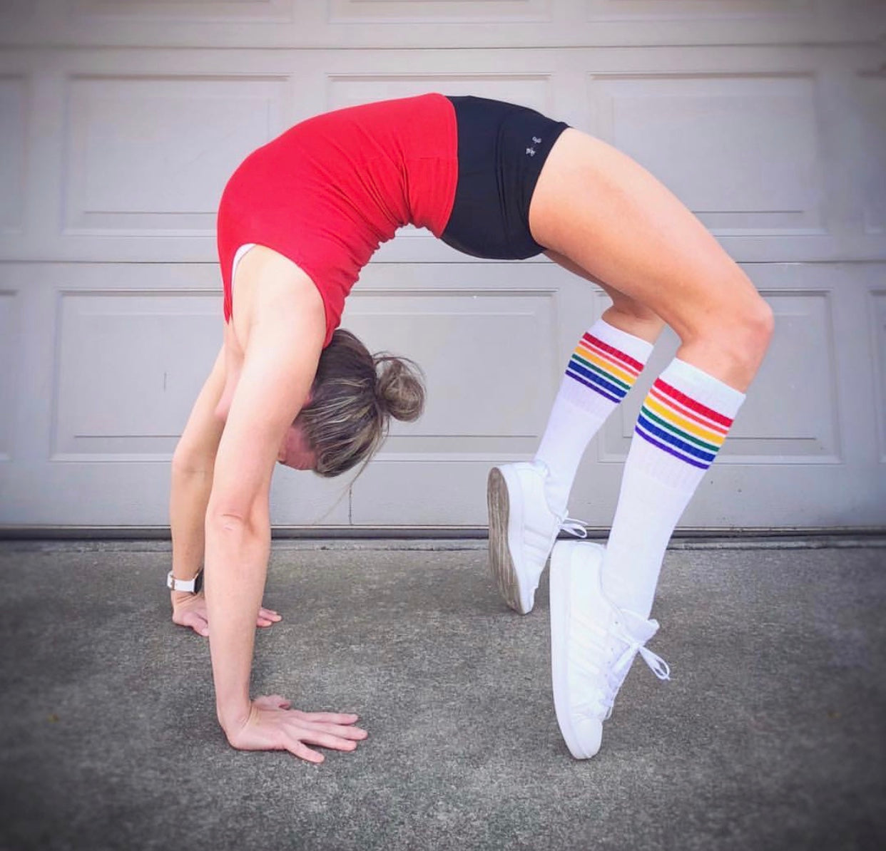 yoga in pride socks makes you bend over backwards for anyone.